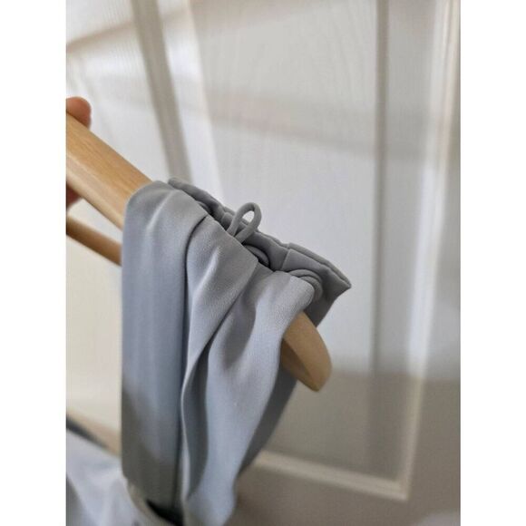 Shona Joy Knot Draped Dress in Powder Blue 4 $279 - Picture 7 of 11